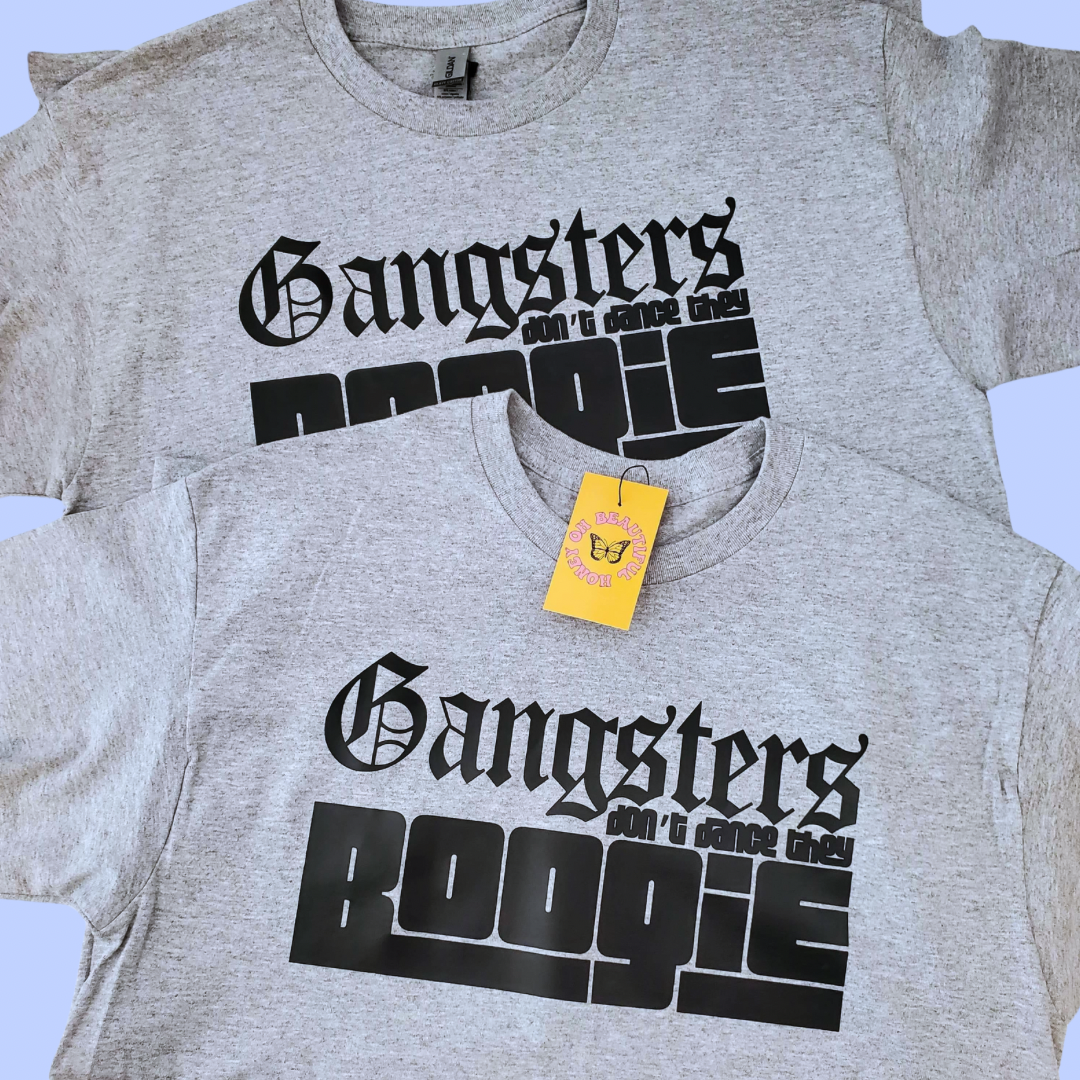 Gangsters Don’t Dance Gray Tee