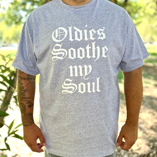 Oldies Soothe My Soul Gray Tee