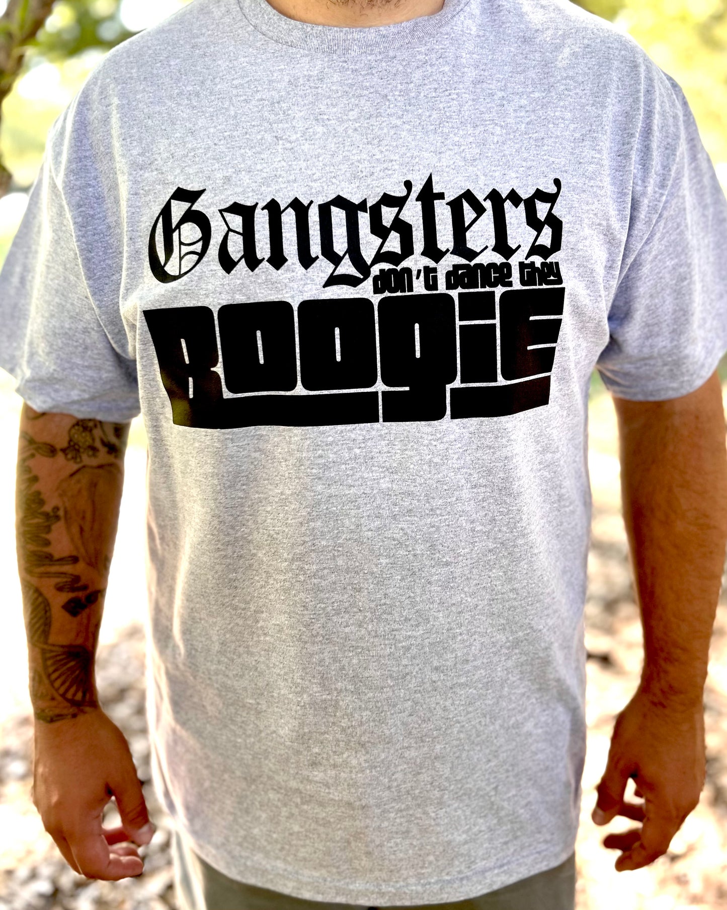 Gangsters Don’t Dance Gray Tee