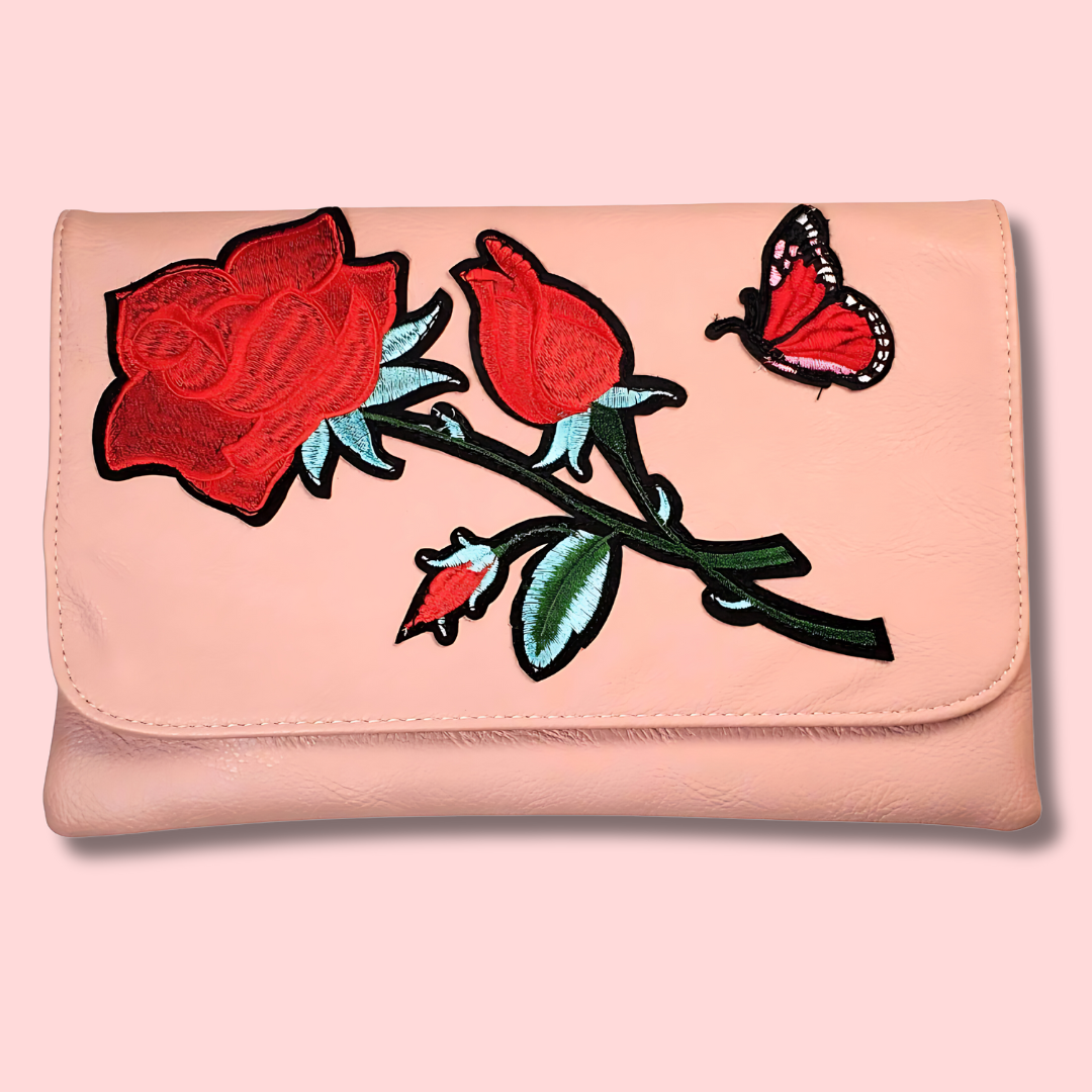 Oh Honey Rose Clutch