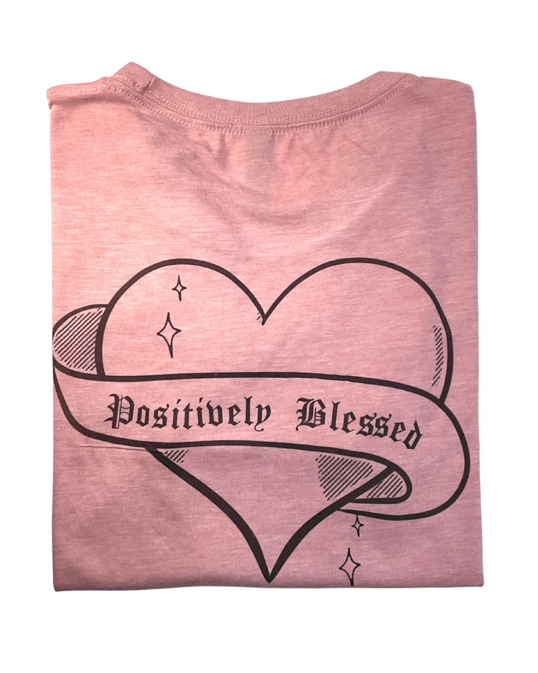 Positively Blessed Vintage Style Crop Tee